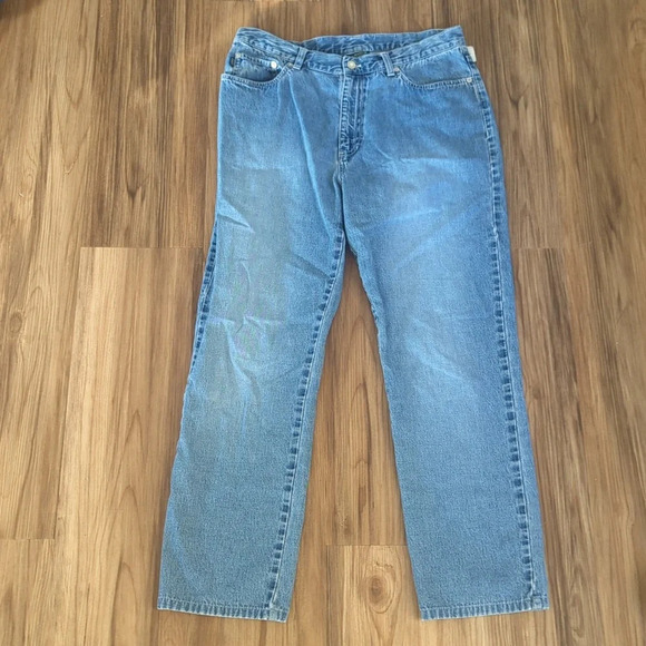 Lauren Jeans Co. Ralph Lauren Classic Blue Jeans, US 12 - Picture 1 of 5